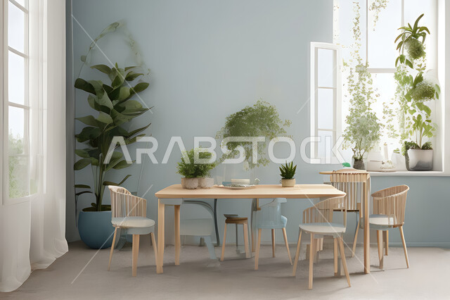 A living room with attractive modern designs, exquisite decorations, elegant home furnishings, luxurious modern designs, elegant residential apartments, tourist apartments, interior decoration