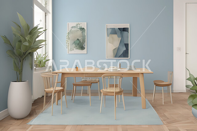 A living room with attractive modern designs, exquisite decorations, elegant home furnishings, luxurious modern designs, elegant residential apartments, tourist apartments, interior decoration