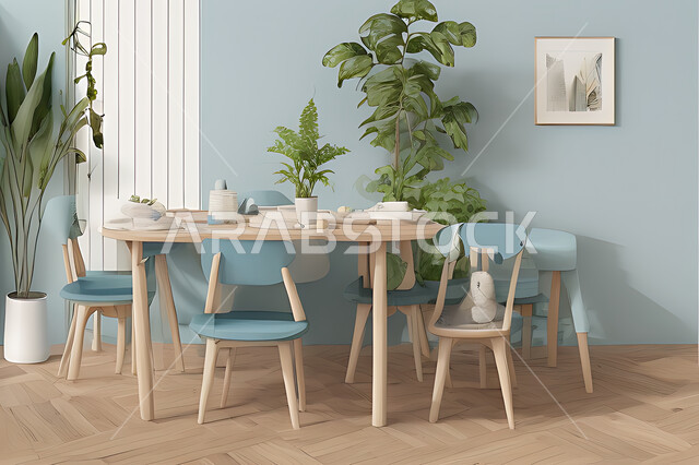 A living room with attractive modern designs, exquisite decorations, elegant home furnishings, luxurious modern designs, elegant residential apartments, tourist apartments, interior decoration