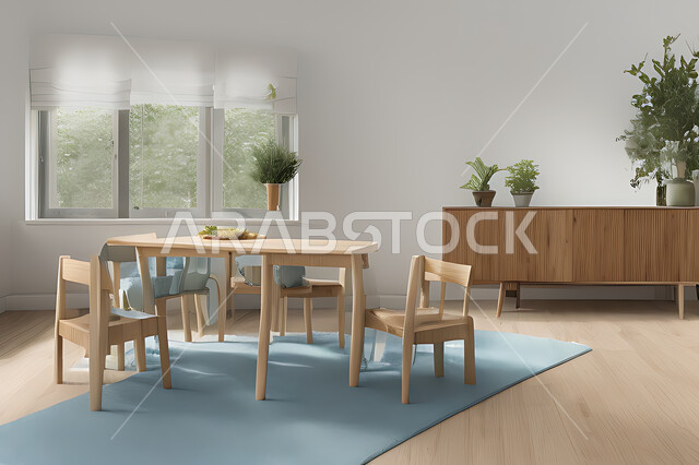 A living room with attractive modern designs, exquisite decorations, elegant home furnishings, luxurious modern designs, elegant residential apartments, tourist apartments, interior decoration