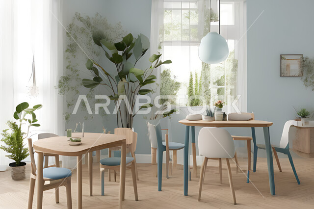 A living room with attractive modern designs, exquisite decorations, elegant home furnishings, luxurious modern designs, elegant residential apartments, tourist apartments, interior decoration