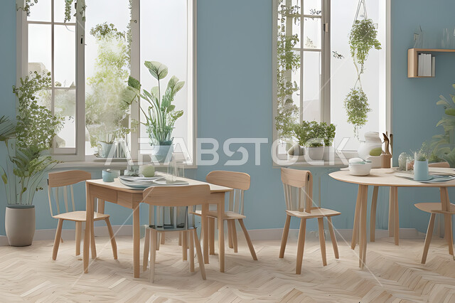 A living room with attractive modern designs, exquisite decorations, elegant home furnishings, luxurious modern designs, elegant residential apartments, tourist apartments, interior decoration