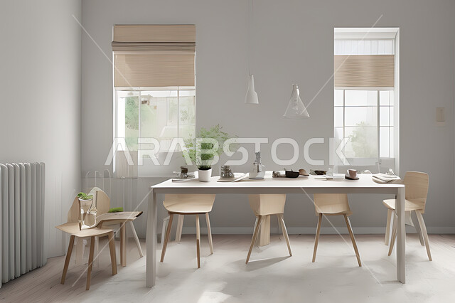 A living room with attractive modern designs, exquisite decorations, elegant home furnishings, luxurious modern designs, elegant residential apartments, tourist apartments, interior decoration