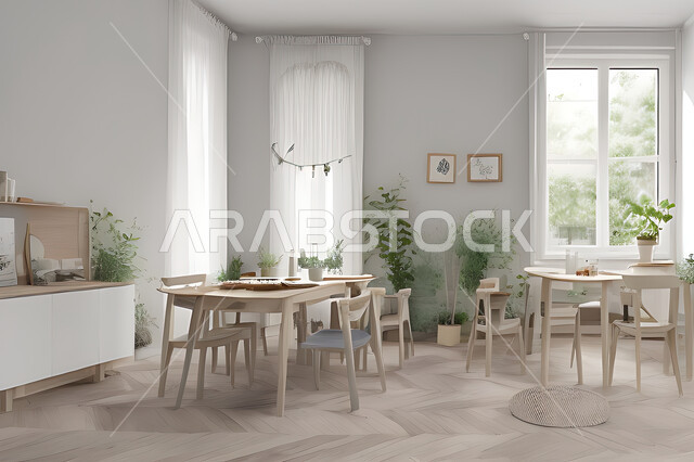 A living room with attractive modern designs, exquisite decorations, elegant home furnishings, luxurious modern designs, elegant residential apartments, tourist apartments, interior decoration