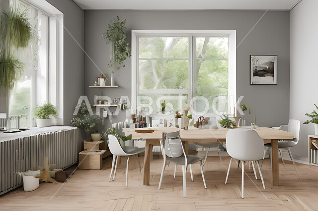 A living room with attractive modern designs, exquisite decorations, elegant home furnishings, luxurious modern designs, elegant residential apartments, tourist apartments, interior decoration