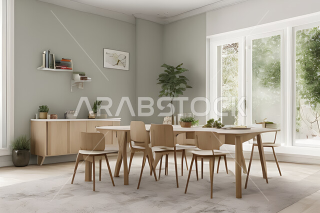 A living room with attractive modern designs, exquisite decorations, elegant home furnishings, luxurious modern designs, elegant residential apartments, tourist apartments, interior decoration