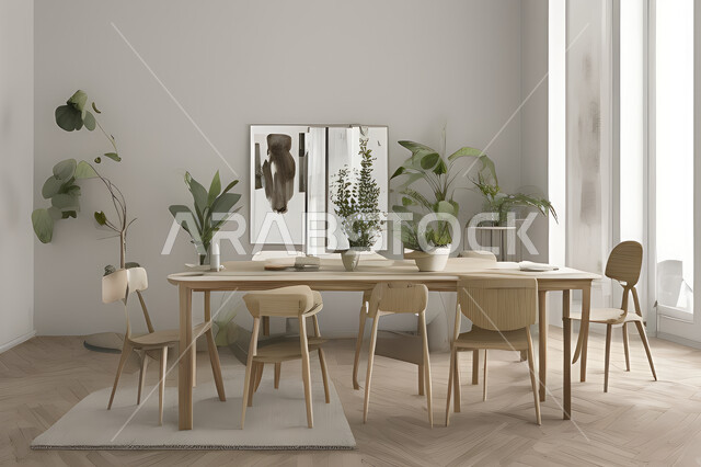 A living room with attractive modern designs, exquisite decorations, elegant home furnishings, luxurious modern designs, elegant residential apartments, tourist apartments, interior decoration