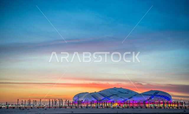 مجمع لوسيل الرياضي في لوسيل بقطر، تحفة معمارية، الفن الهندسي المعماري، معالم قطر المشهورة، السياحة في قطر