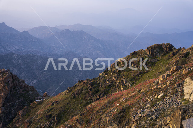 Mountains and rocky heights, mountain peaks, mountainous nature, mountainous terrain