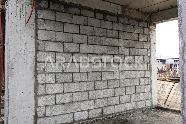 جدار مصنوع من الطوب والاسمنت، قالب طوبي، اعمال البناء، حائط حجري