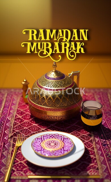 تصاميم وزخارف اسلامية، زينة رمضان، رمضان مبارك، مبخرة، خلفية رمضانية