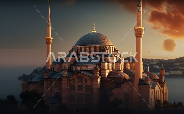 صورة مقربة لمسجد بتصاميم ابداعية، واجهة بحرية، شواطئ البحر، الفن الاسلامي المعماري، الهندسة المعمارية الاسلامية، معالم دينية، اماكن اسلامية مقدسة