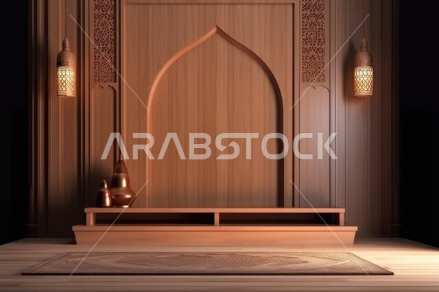 تصاميم وزخارف اسلامية، ديكورات خشبية، ديكورات رمضانية، خلفية اسلامية