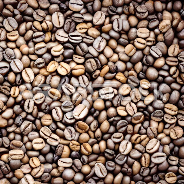 حبوب القهوه المحمصة المتناثره, حبوب البن المبعثره , حبوب القهوه العضويه , كافيين , حبوب بنية للقهوة السوداء .