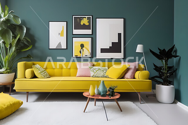 غرفة معيشة بتصاميم عصرية حديثه، ديكورات داخليه، غرفة جلوس, أثاث منزلي راقي، تصاميم عصرية فاخرة، شقق وفلل سكنية, فنادق ومنتجعات فاخره ، ديكور داخلي باللون الأحمر