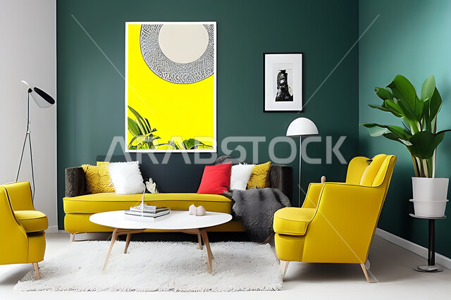 غرفة معيشة بتصاميم عصرية حديثه، ديكورات داخليه، غرفة جلوس, أثاث منزلي راقي، تصاميم عصرية فاخرة، شقق وفلل سكنية, فنادق ومنتجعات فاخره ، ديكور داخلي باللون الأحمر