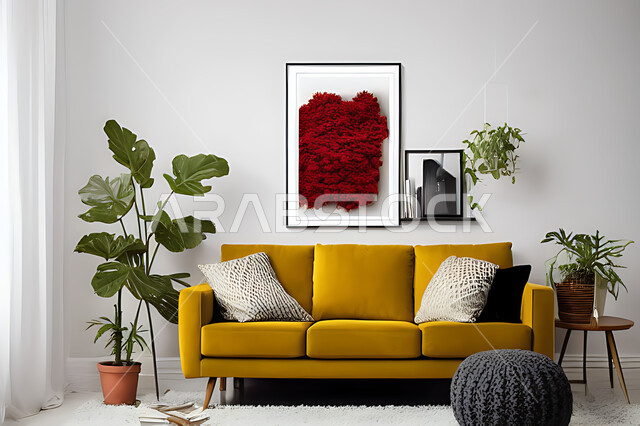 غرفة معيشة بتصاميم عصرية حديثه، ديكورات داخليه، غرفة جلوس, أثاث منزلي راقي، تصاميم عصرية فاخرة، شقق وفلل سكنية, فنادق ومنتجعات فاخره ، ديكور داخلي باللون الأحمر