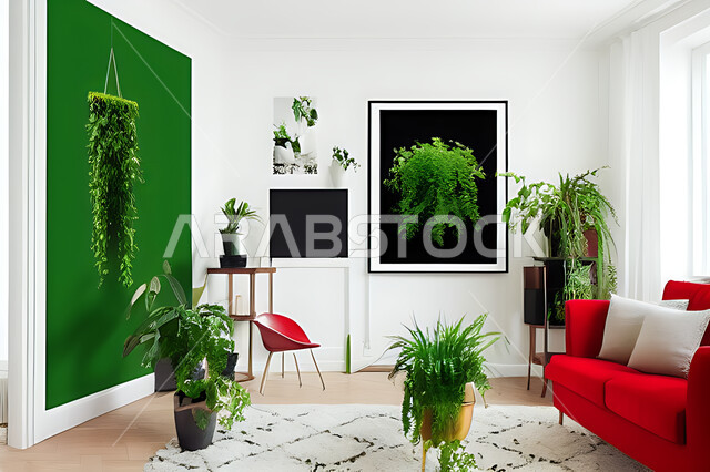 غرفة معيشة بتصاميم عصرية حديثه، ديكورات داخليه، غرفة جلوس, أثاث منزلي راقي، تصاميم عصرية فاخرة، شقق وفلل سكنية, فنادق ومنتجعات فاخره ، ديكور داخلي باللون الأحمر