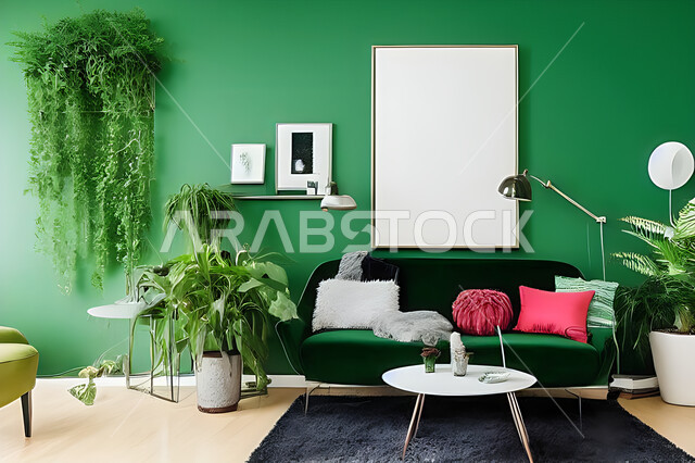 غرفة معيشة بتصاميم عصرية حديثه، ديكورات داخليه، غرفة جلوس, أثاث منزلي راقي، تصاميم عصرية فاخرة، شقق وفلل سكنية, فنادق ومنتجعات فاخره ، ديكور داخلي باللون الأحمر