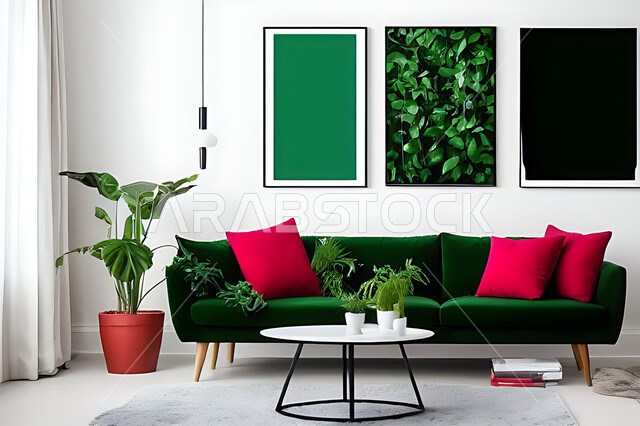 غرفة معيشة بتصاميم عصرية حديثه، ديكورات داخليه، غرفة جلوس, أثاث منزلي راقي، تصاميم عصرية فاخرة، شقق وفلل سكنية, فنادق ومنتجعات فاخره ، ديكور داخلي باللون الأحمر