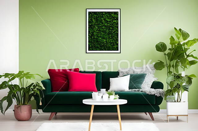 غرفة معيشة بتصاميم عصرية حديثه، ديكورات داخليه، غرفة جلوس, أثاث منزلي راقي، تصاميم عصرية فاخرة، شقق وفلل سكنية, فنادق ومنتجعات فاخره ، ديكور داخلي باللون الأحمر