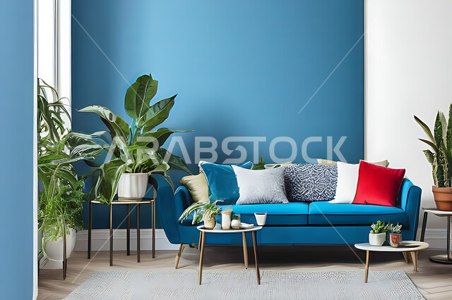 غرفة معيشة بتصاميم عصرية حديثه، ديكورات داخليه، غرفة جلوس, أثاث منزلي راقي، تصاميم عصرية فاخرة، شقق وفلل سكنية, فنادق ومنتجعات فاخره ، ديكور داخلي باللون الأحمر