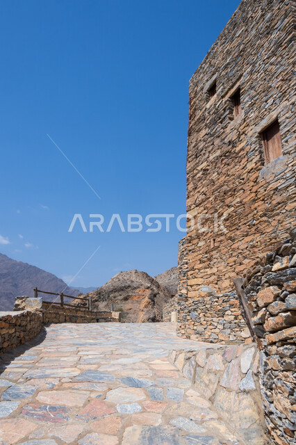 The Ancient Village Of Dhi Ain In Al Baha Saudi Arabia The Village Of the-ancient-village-of-dhi-ain-in-al-baha-saudi-arabia-the-village-of