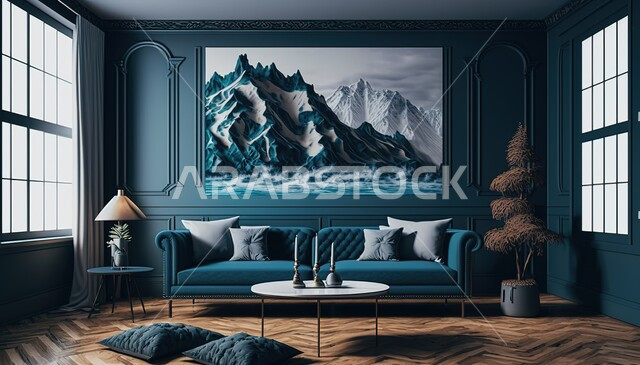 تصميم داخلي حديث لشقة سكنية ، تصاميم وديكورات داخلية ، تصميم معماري هندسي حديث ، شقق وفلل سكنية بتصاميم عصرية ، غرفة معيشة بتصاميم فاخرة ، أثاث منزلي راقي