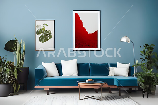 غرفة معيشه بتصاميم عصرية حديثه، غرفة جلوس, ديكورات داخليه، لوحات فنيه معلقه, تحف و إكسسوارات, أثاث منزلي راقي، تصاميم عصرية ، شقق وفلل سكنية ، ديكور داخلي