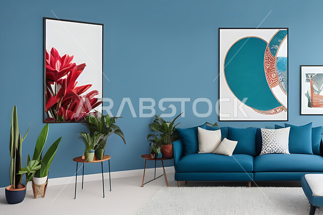 غرفة معيشه بتصاميم عصرية حديثه، غرفة جلوس, ديكورات داخليه، لوحات فنيه معلقه, تحف و إكسسوارات, أثاث منزلي راقي، تصاميم عصرية ، شقق وفلل سكنية ، ديكور داخلي