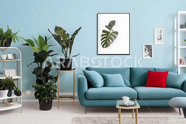 Living room with modern modern designs, living room, interior decorations, hanging paintings, antiques and accessories, upscale home furniture, modern designs, apartments and villas, interior decoration