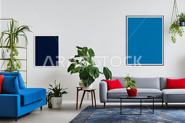 غرفة معيشه بتصاميم عصرية حديثه، غرفة جلوس, ديكورات داخليه، لوحات فنيه معلقه, تحف و إكسسوارات, أثاث منزلي راقي، تصاميم عصرية ، شقق وفلل سكنية ، ديكور داخلي