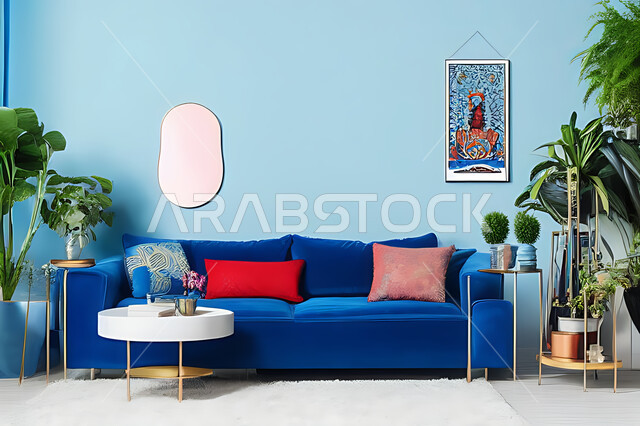 غرفة معيشه بتصاميم عصرية حديثه، غرفة جلوس, ديكورات داخليه، لوحات فنيه معلقه, تحف و إكسسوارات, أثاث منزلي راقي، تصاميم عصرية ، شقق وفلل سكنية ، ديكور داخلي