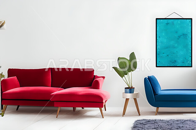 Living room with modern modern designs, living room, interior decorations, hanging paintings, antiques and accessories, upscale home furniture, modern designs, apartments and villas, interior decoration