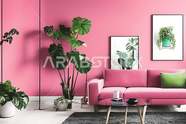 Living room with modern modern designs, living room, interior decorations, hanging paintings, antiques and accessories, upscale home furniture, modern designs, apartments and villas, interior decoration