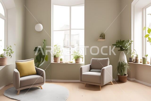 غرفة بتصاميم عصرية حديثه، ديكورات داخليه، لوحات فنيه معلقه, تحف و إكسسوارات, أثاث منزلي راقي، تصاميم عصرية ، شقق وفلل سكنية ، ديكور داخلي