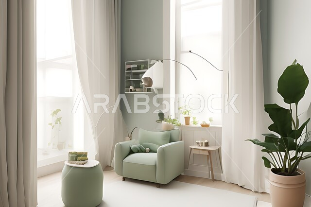 غرفة بتصاميم عصرية حديثه، ديكورات داخليه، لوحات فنيه معلقه, تحف و إكسسوارات, أثاث منزلي راقي، تصاميم عصرية ، شقق وفلل سكنية ، ديكور داخلي