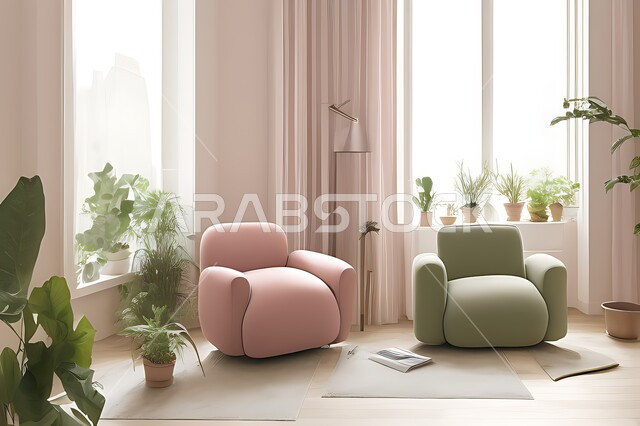 غرفة بتصاميم عصرية حديثه، ديكورات داخليه، لوحات فنيه معلقه, تحف و إكسسوارات, أثاث منزلي راقي، تصاميم عصرية ، شقق وفلل سكنية ، ديكور داخلي