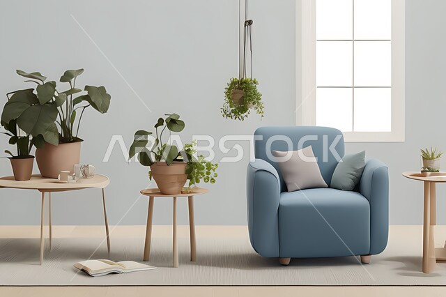 Living room with modern modern designs, living room, interior decorations, hanging paintings, antiques and accessories, upscale home furniture, modern designs, apartments and villas, interior decoration