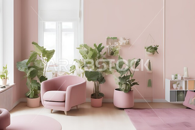 Living room with modern modern designs, living room, interior decorations, hanging paintings, antiques and accessories, upscale home furniture, modern designs, apartments and villas, interior decoration