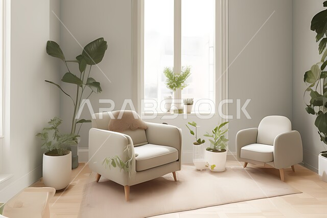 Living room with modern modern designs, living room, interior decorations, hanging paintings, antiques and accessories, upscale home furniture, modern designs, apartments and villas, interior decoration