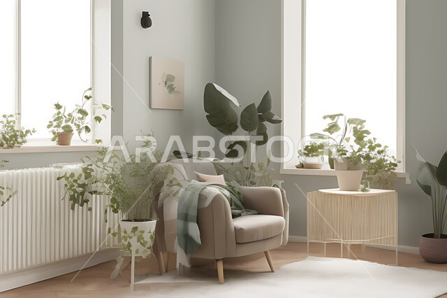 Living room with modern modern designs, living room, interior decorations, hanging paintings, antiques and accessories, upscale home furniture, modern designs, apartments and villas, interior decoration