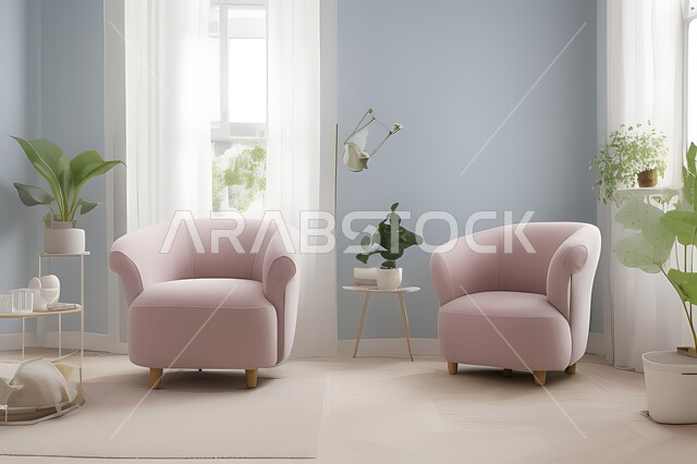 Living room with modern modern designs, living room, interior decorations, hanging paintings, antiques and accessories, upscale home furniture, modern designs, apartments and villas, interior decoration