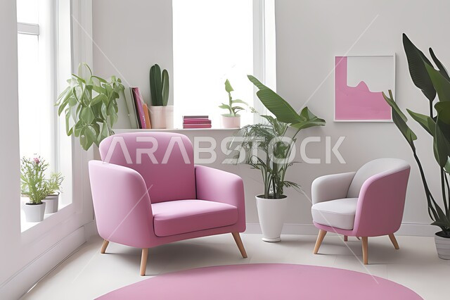 Living room with modern modern designs, living room, interior decorations, hanging paintings, antiques and accessories, upscale home furniture, modern designs, apartments and villas, interior decoration