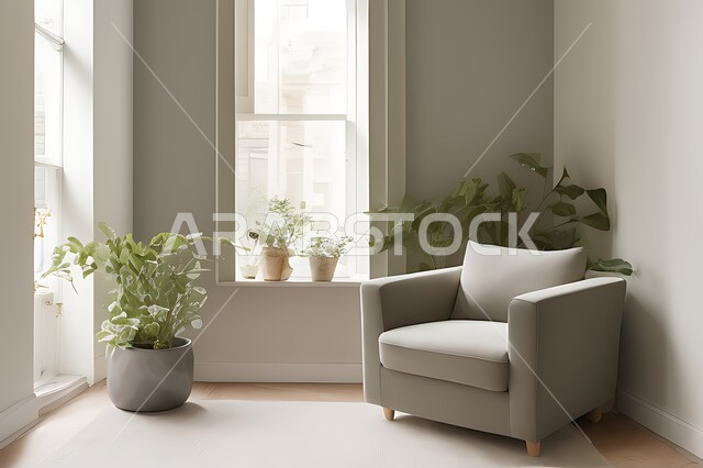 Living room with modern modern designs, living room, interior decorations, hanging paintings, antiques and accessories, upscale home furnishings, modern designs, apartments and villas, interior decor.