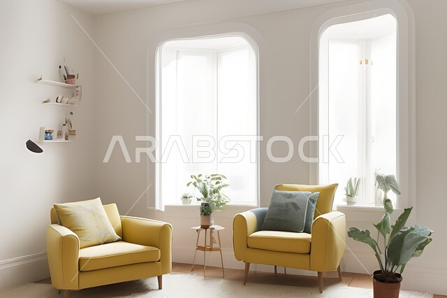 غرفة معيشه بتصاميم عصرية حديثه، غرفة جلوس, ديكورات داخليه، لوحات فنيه معلقه, تحف و إكسسوارات, أثاث منزلي راقي، تصاميم عصرية ، شقق وفلل سكنية ، ديكور داخلي .