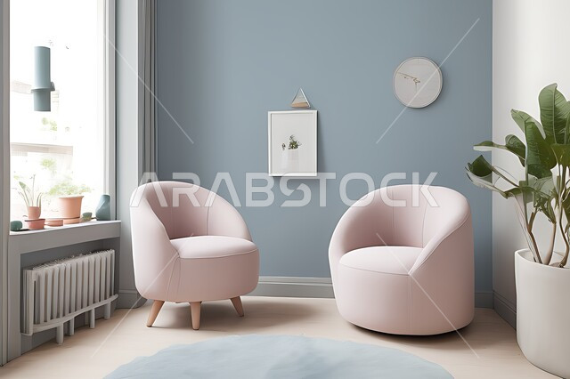 Living room with modern modern designs, living room, interior decorations, hanging paintings, antiques and accessories, upscale home furniture, modern designs, apartments and villas, interior decoration