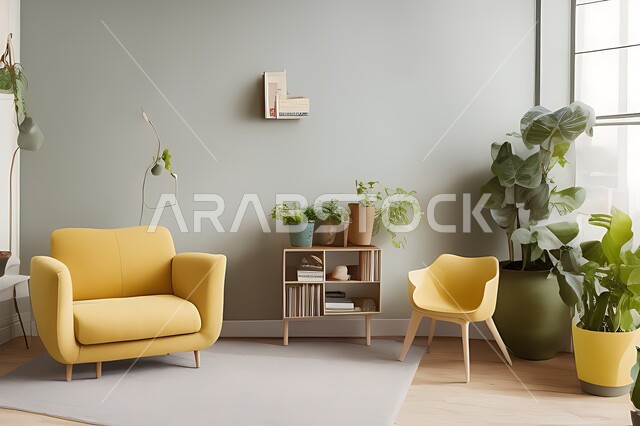 Living room with modern modern designs, living room, interior decorations, hanging paintings, antiques and accessories, upscale home furniture, modern designs, apartments and villas, interior decoration