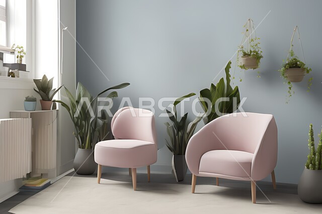 Living room with modern modern designs, living room, interior decorations, hanging paintings, antiques and accessories, upscale home furniture, modern designs, apartments and villas, interior decoration