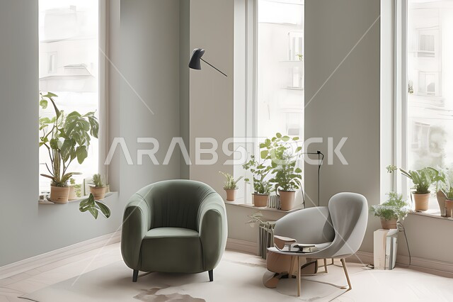 Living room with modern modern designs, living room, interior decorations, hanging paintings, antiques and accessories, upscale home furniture, modern designs, apartments and villas, interior decoration